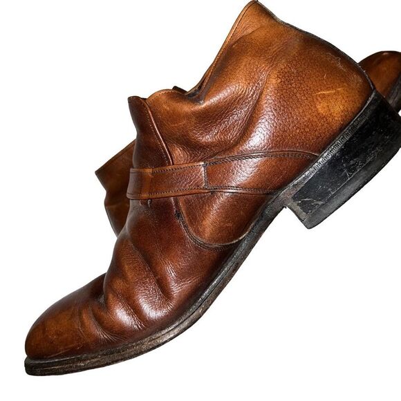 Vintage Leather Boots ~ Men’s Size 11 ~ Red / Brown ~ Air Cushion ~ GUC - Picture 3 of 12